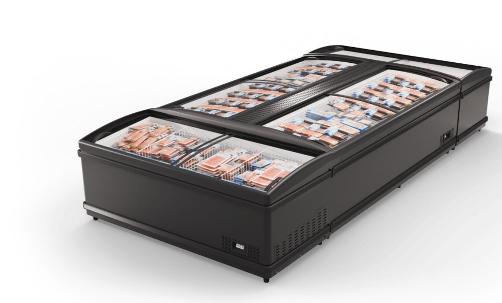 Coffin / well refrigerated case