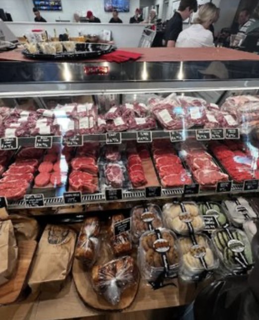 Fresh meat display case