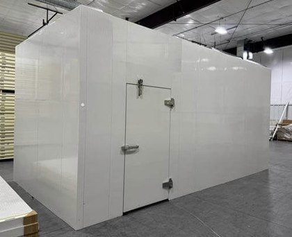 Mid-size commercial walk-in cooler for catering