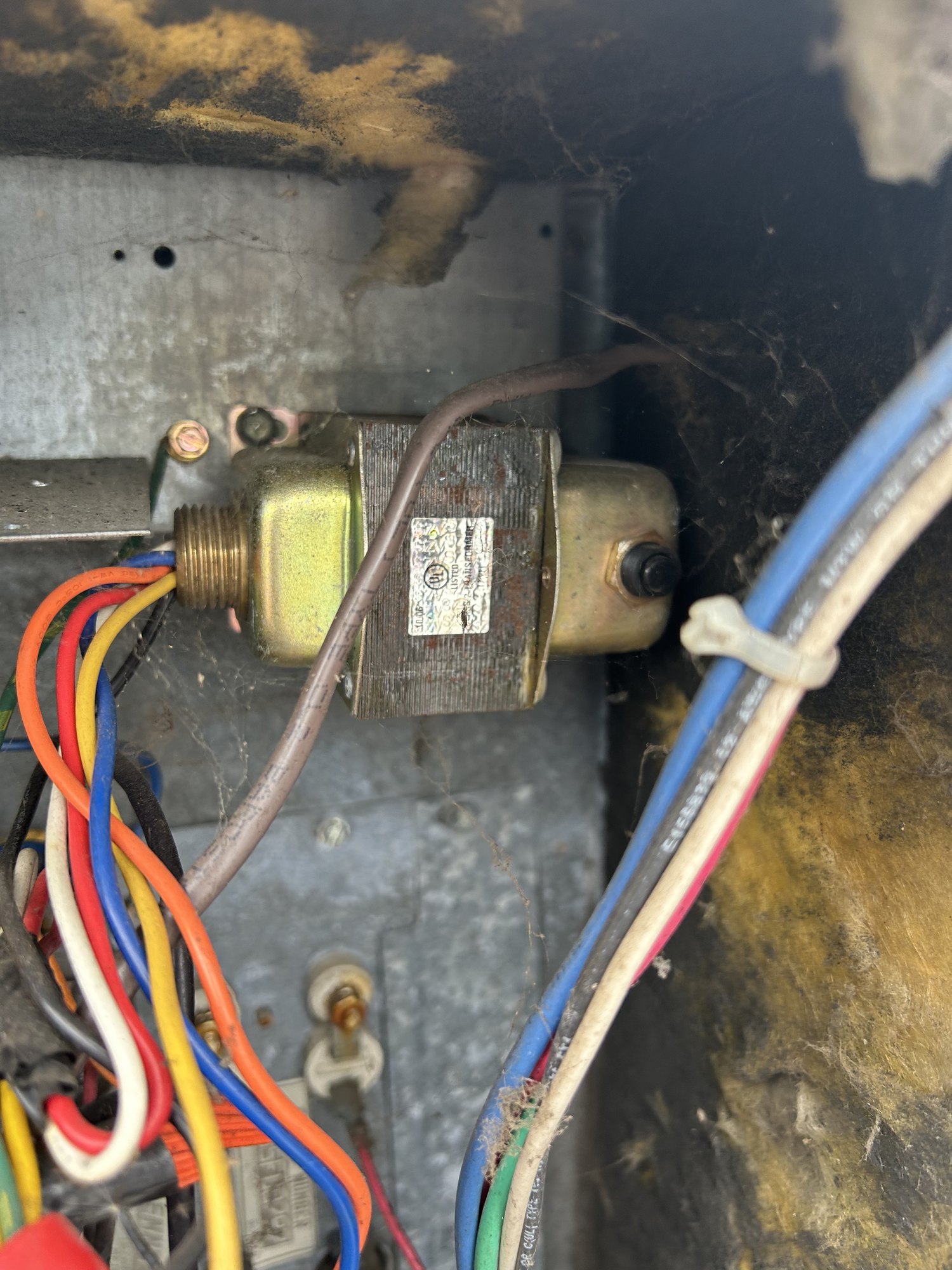 A control transformer with proper fuse protection — size it to the factory spec and the transformer and wiring stay protected.